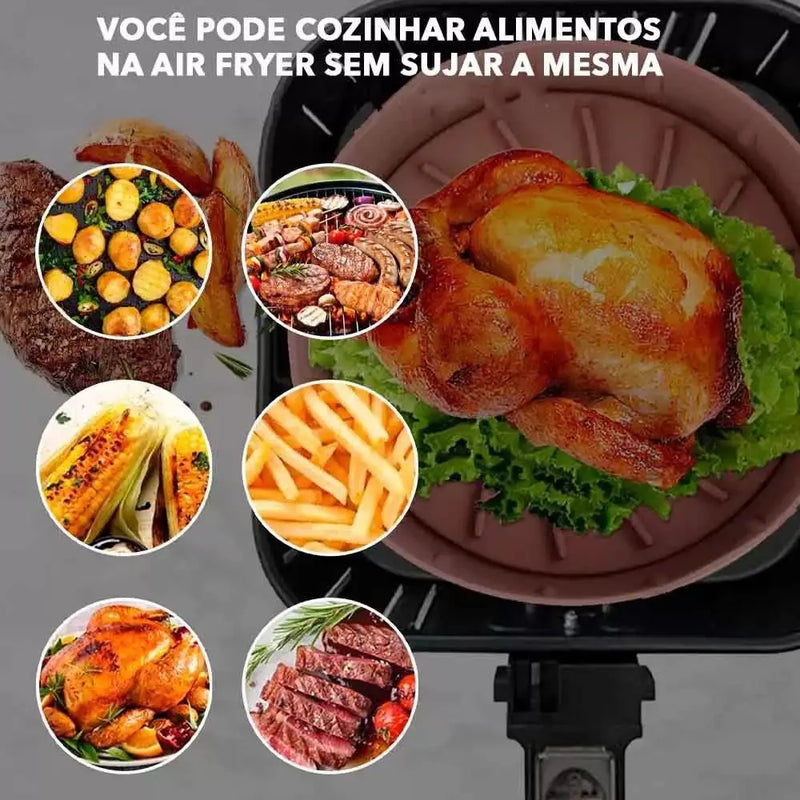 6 kit  Protetoras de AirFryer de Silicone