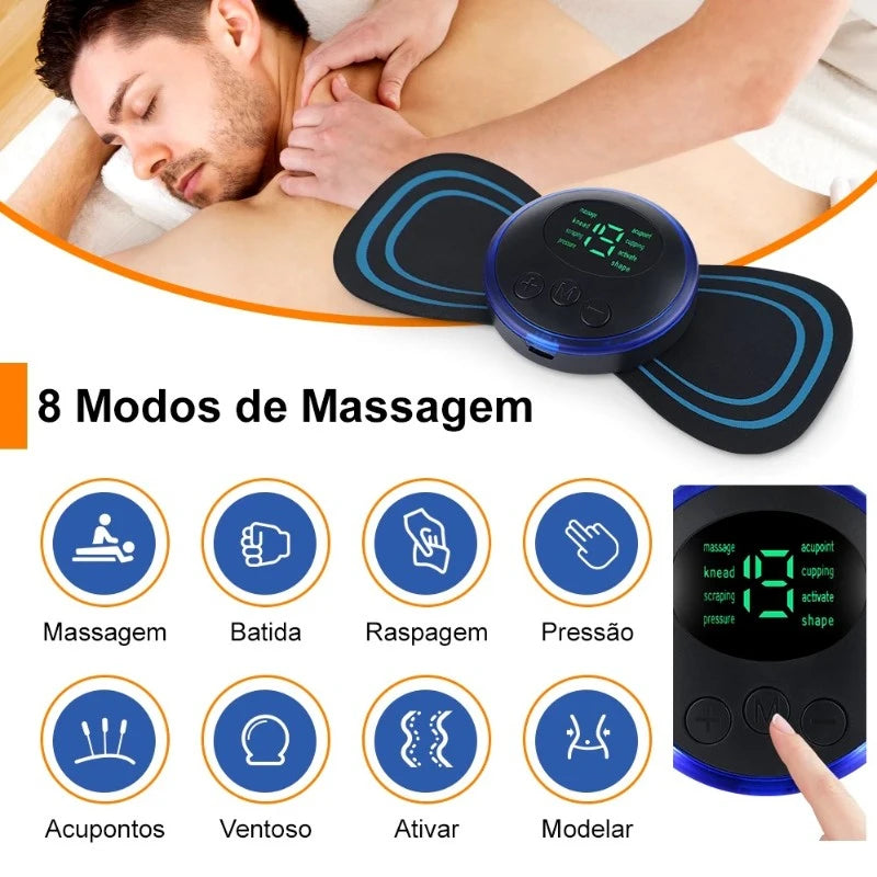 Mini massageador elétrico portátil