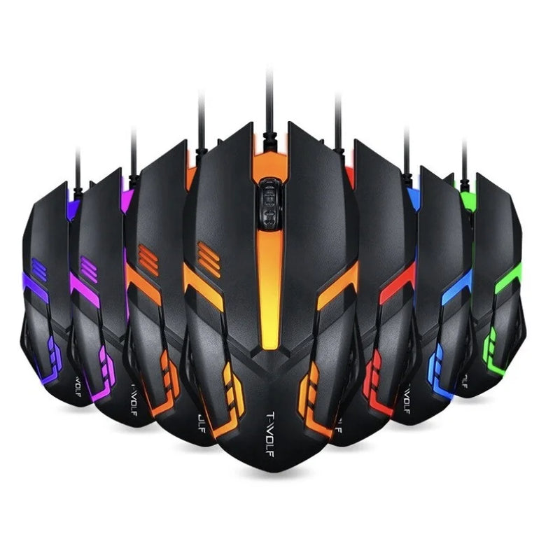 Mouse Gamer Usb 3200dpi Led