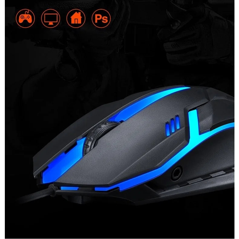 Mouse Gamer Usb 3200dpi Led