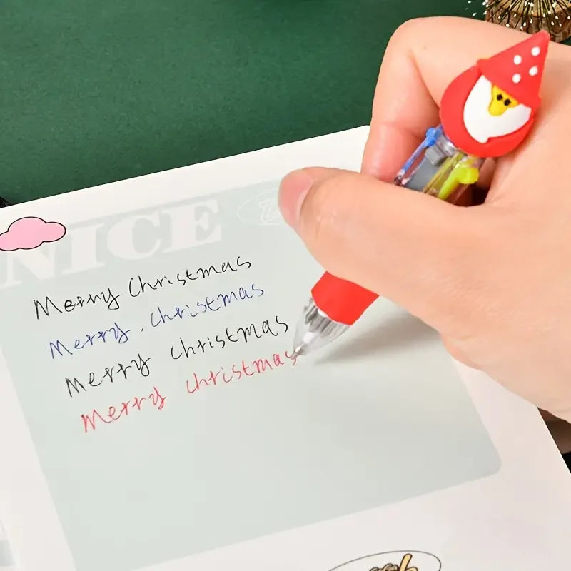 15pcs Mini Canetas Esferográficas de Natal